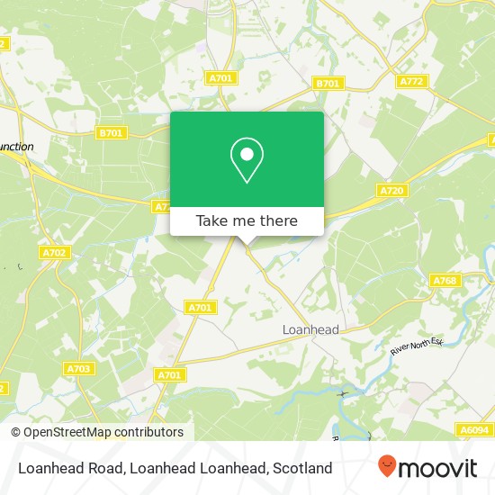 Loanhead Road, Loanhead Loanhead map
