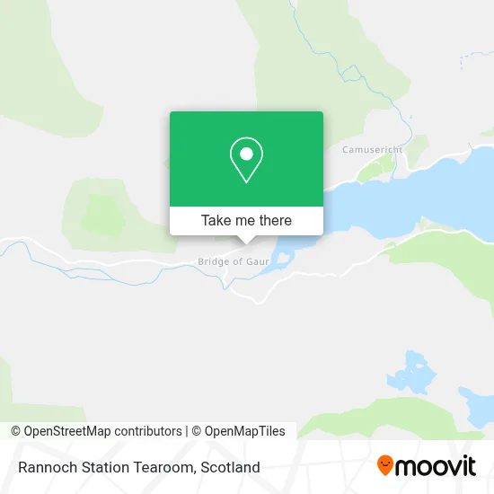 Rannoch Station Tearoom map