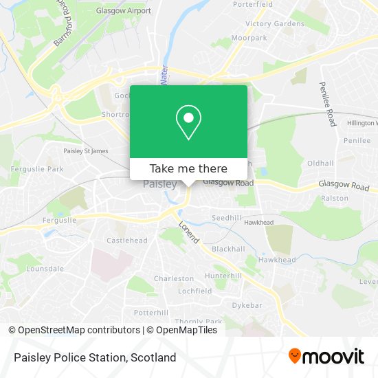 Paisley Police Station map