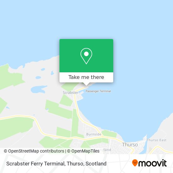 Scrabster Ferry Terminal, Thurso map