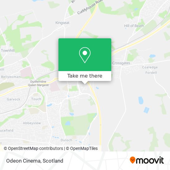 Odeon Cinema map