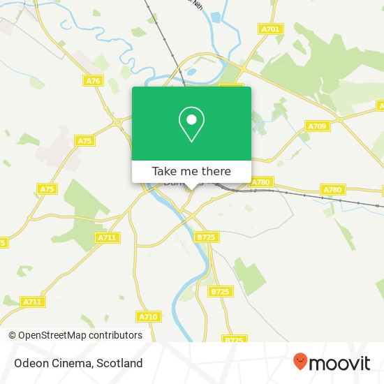 Odeon Cinema map