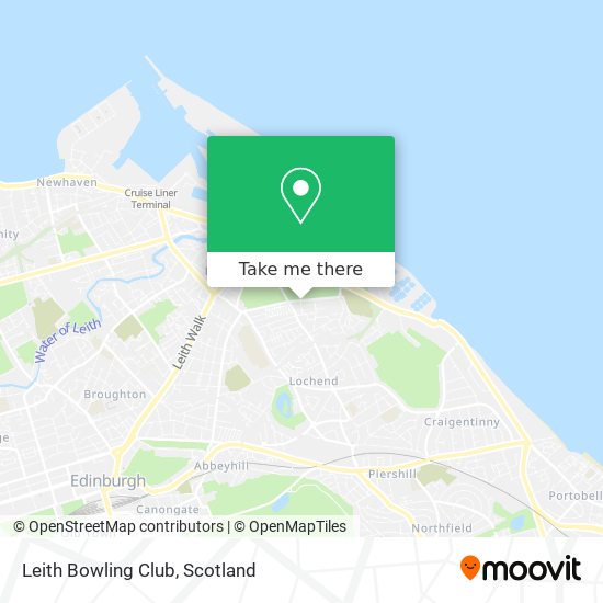 Leith Bowling Club map