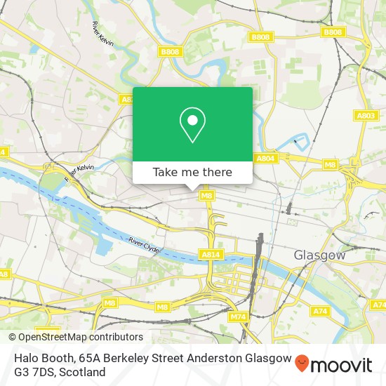 Halo Booth, 65A Berkeley Street Anderston Glasgow G3 7DS map