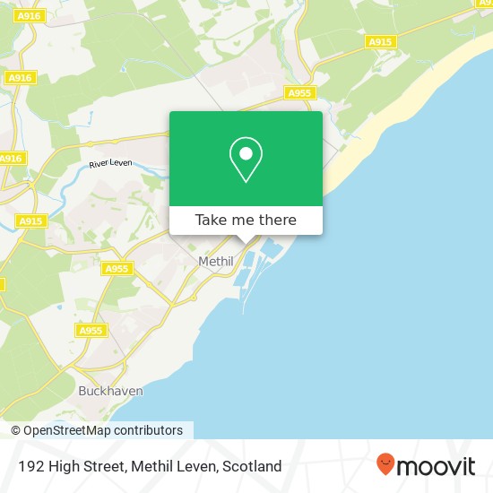 192 High Street, Methil Leven map