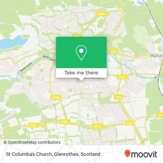 St Columba's Church, Glenrothes map