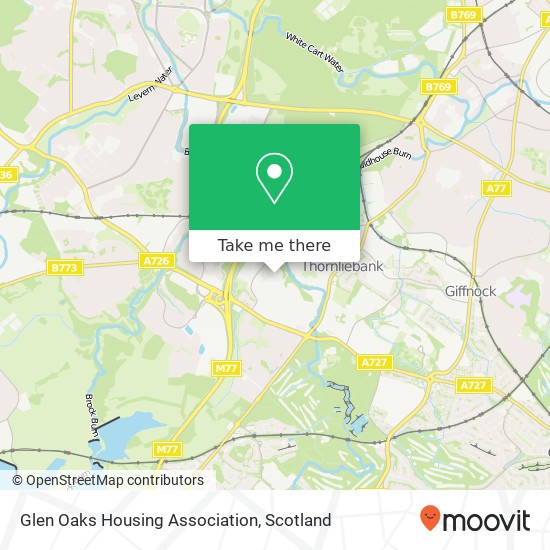 Glen Oaks Housing Association map