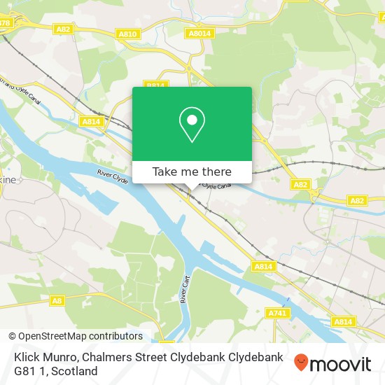 Klick Munro, Chalmers Street Clydebank Clydebank G81 1 map