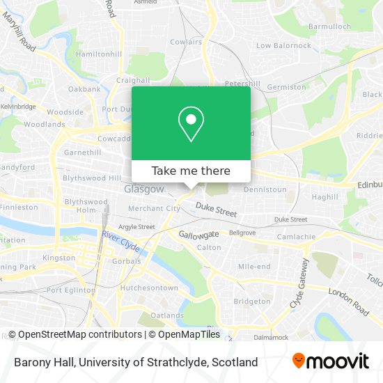 Barony Hall, University of Strathclyde map