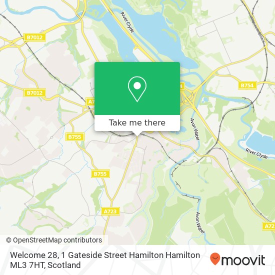 Welcome 28, 1 Gateside Street Hamilton Hamilton ML3 7HT map