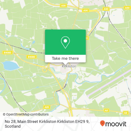 No 28, Main Street Kirkliston Kirkliston EH29 9 map