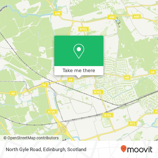 North Gyle Road, Edinburgh map