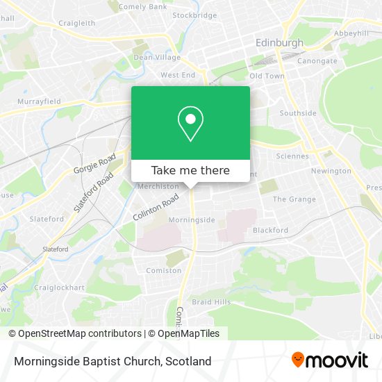 Morningside Baptist Church map