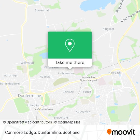 Canmore Lodge, Dunfermline map