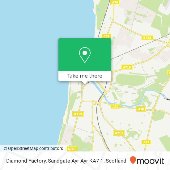 Diamond Factory, Sandgate Ayr Ayr KA7 1 map