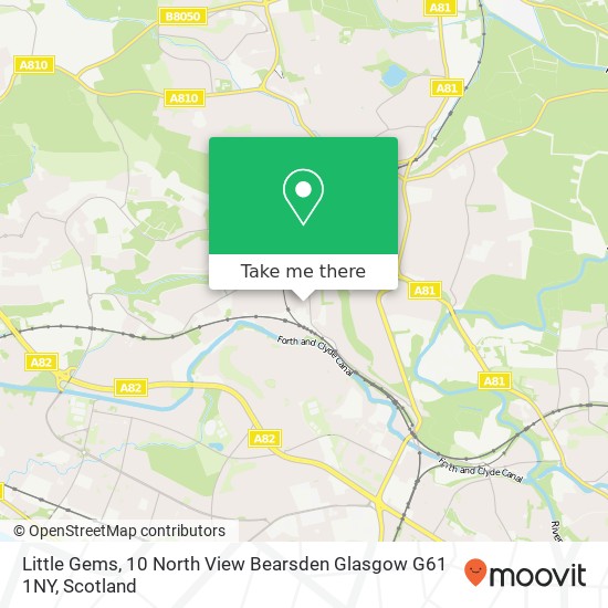 Little Gems, 10 North View Bearsden Glasgow G61 1NY map