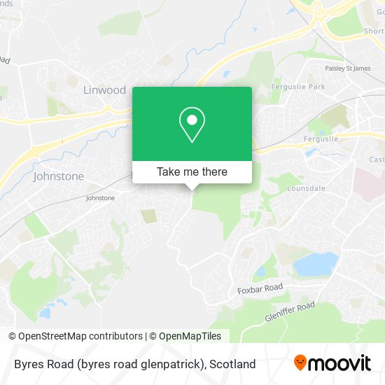 Byres Road (byres road glenpatrick) map