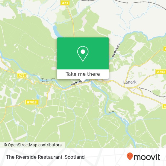 The Riverside Restaurant, 198 Riverside Road Kirkfieldbank Lanark ML11 9JJ map