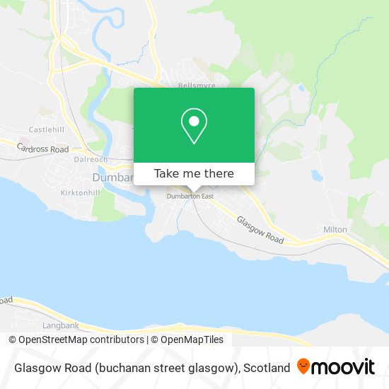 Glasgow Road (buchanan street glasgow) map