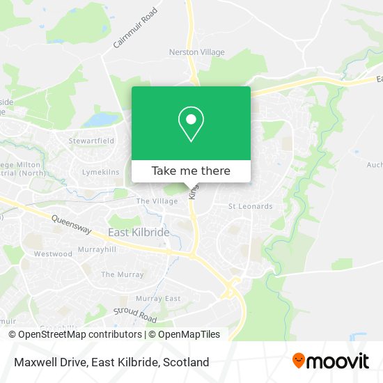 Maxwell Drive, East Kilbride map