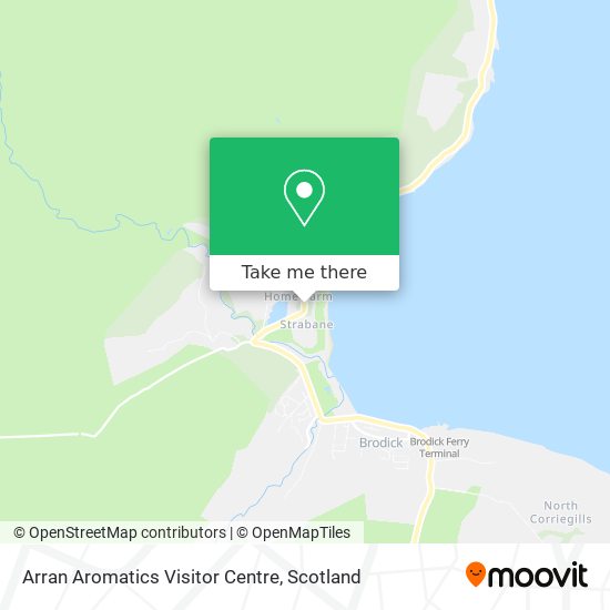 Arran Aromatics Visitor Centre map