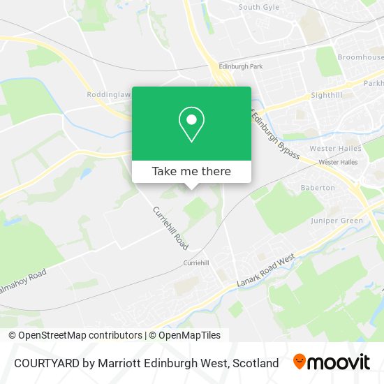 COURTYARD by Marriott Edinburgh West map