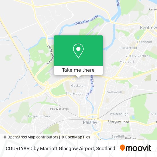 COURTYARD by Marriott Glasgow Airport map