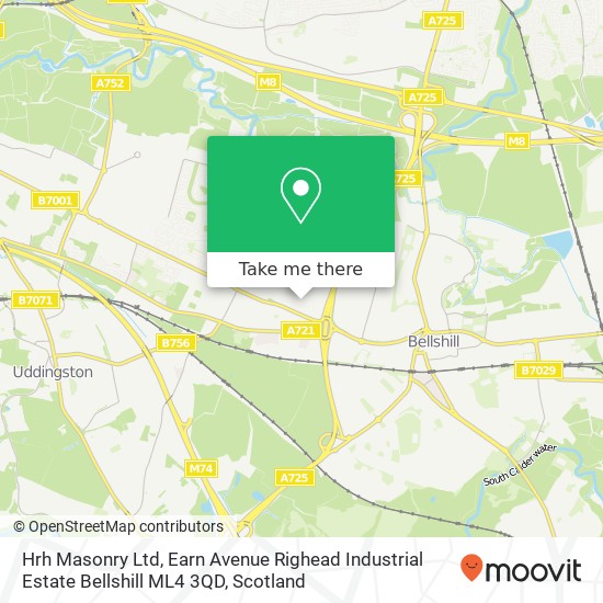 Hrh Masonry Ltd, Earn Avenue Righead Industrial Estate Bellshill ML4 3QD map