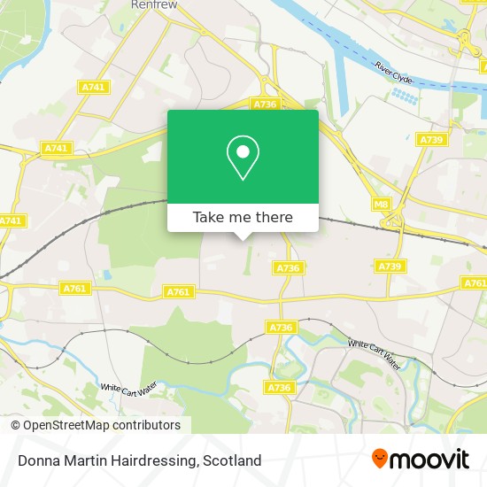 Donna Martin Hairdressing map