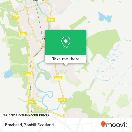 Braehead, Bonhill map