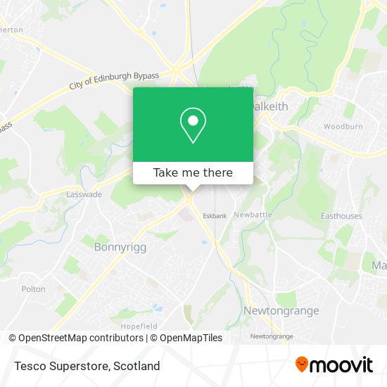 Tesco Superstore map