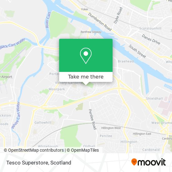 Tesco Superstore map