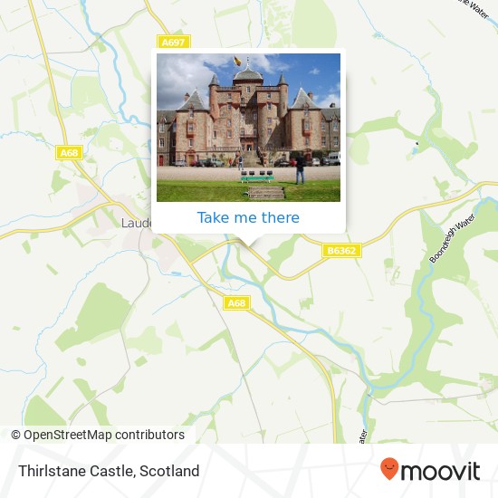 Thirlstane Castle map