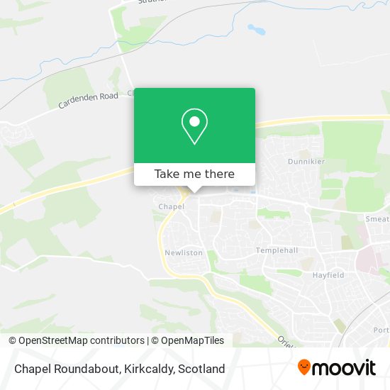 Chapel Roundabout, Kirkcaldy map