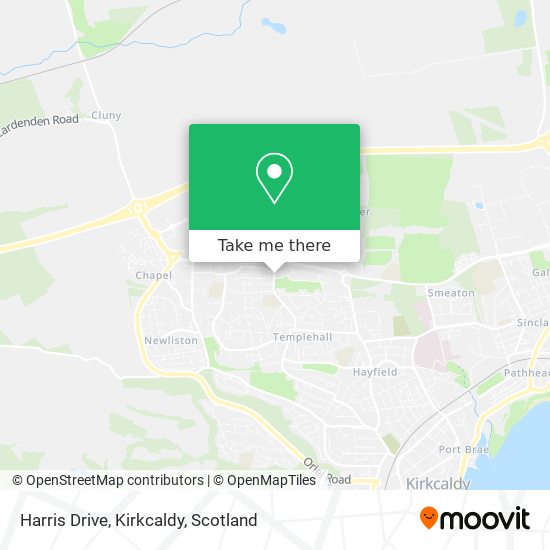 Harris Drive, Kirkcaldy map