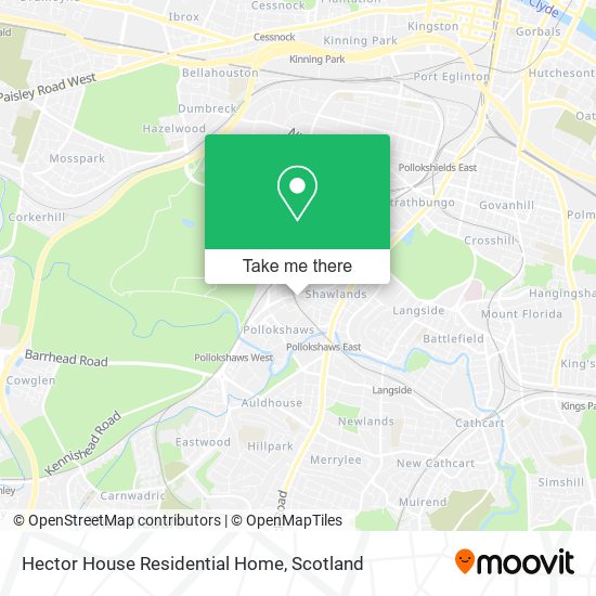 Hector House Residential Home map
