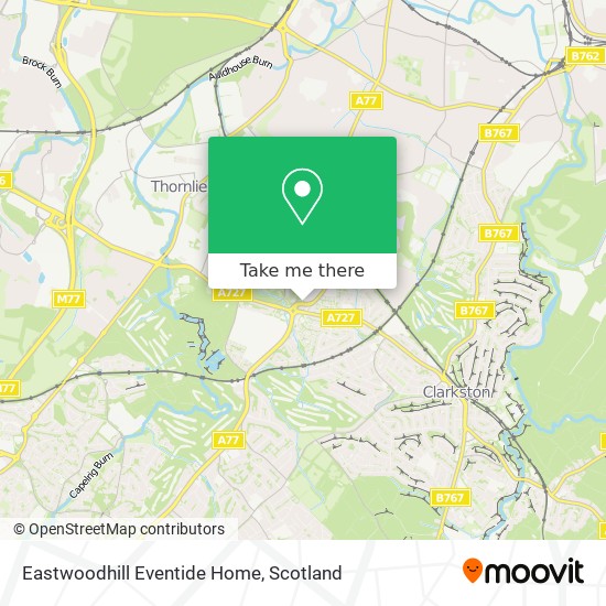 Eastwoodhill Eventide Home map