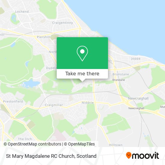 St Mary Magdalene RC Church map