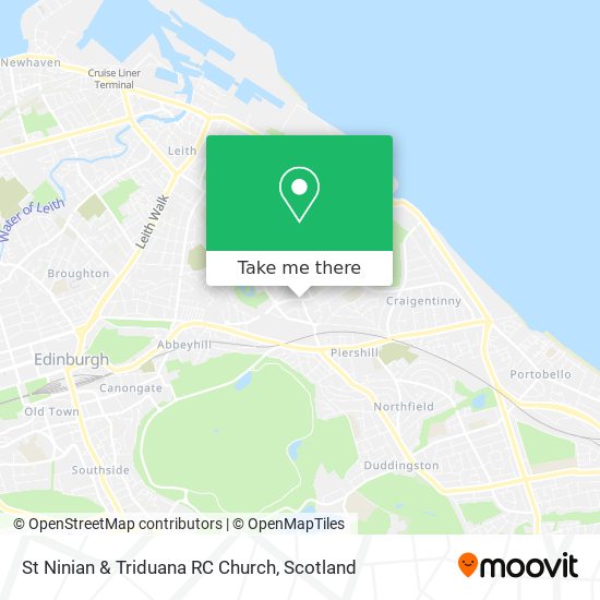 St Ninian & Triduana RC Church map