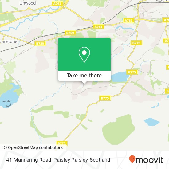41 Mannering Road, Paisley Paisley map