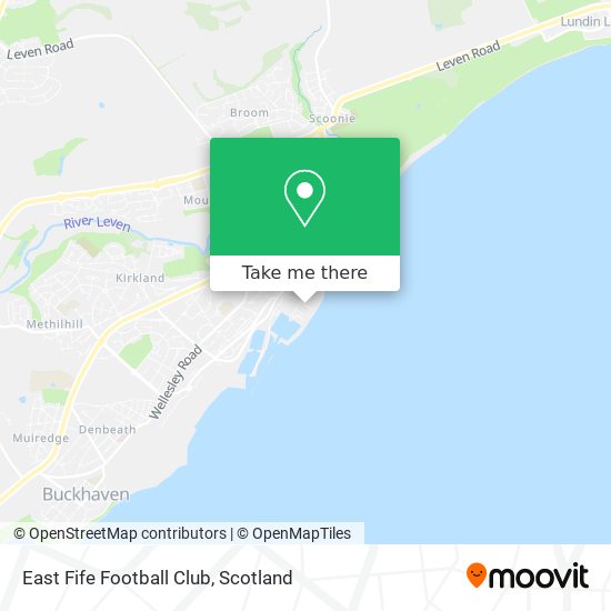 East Fife Football Club map