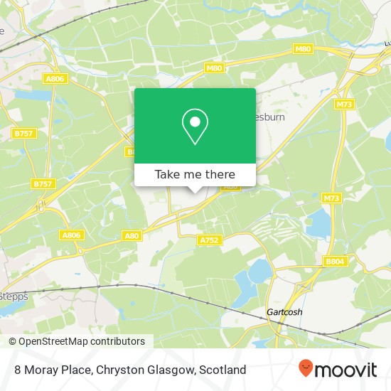 8 Moray Place, Chryston Glasgow map