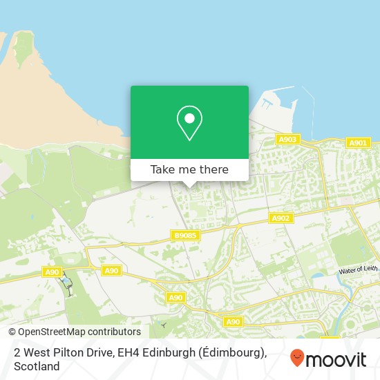 2 West Pilton Drive, EH4 Edinburgh (Édimbourg) map