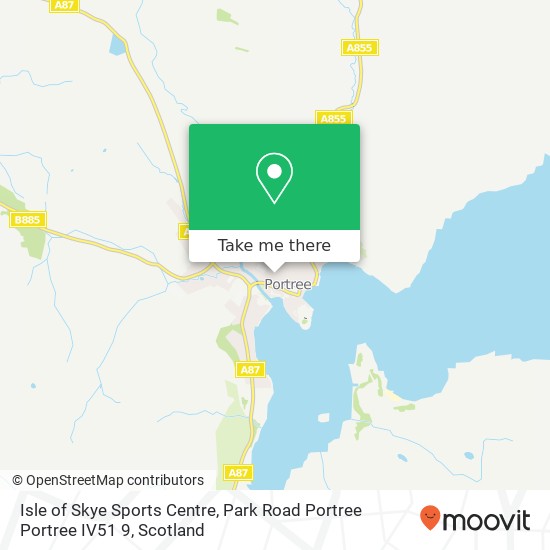 Isle of Skye Sports Centre, Park Road Portree Portree IV51 9 map