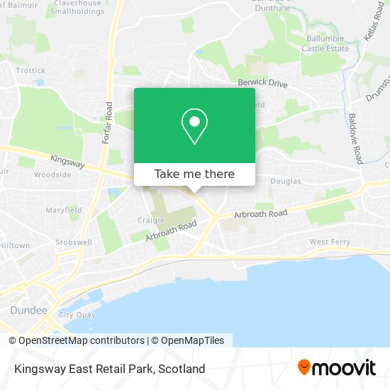 Kingsway East Retail Park map