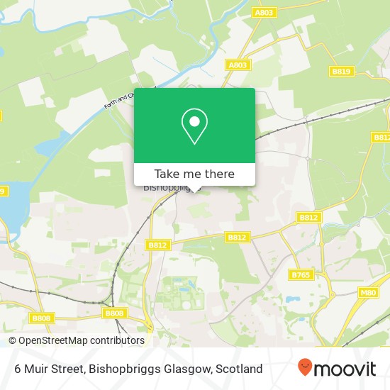 6 Muir Street, Bishopbriggs Glasgow map