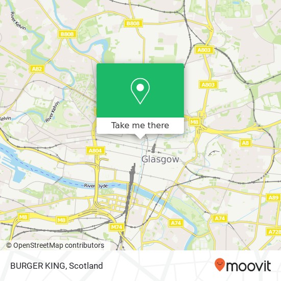 BURGER KING map