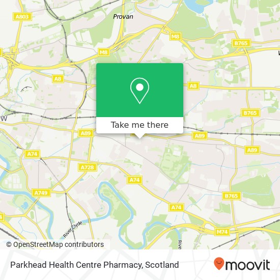 Parkhead Health Centre Pharmacy map