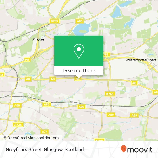 Greyfriars Street, Glasgow map