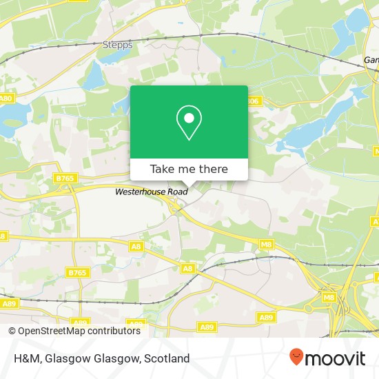 H&M, Glasgow Glasgow map